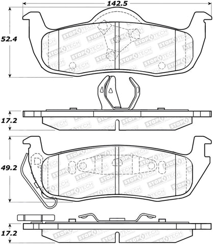 StopTech Street Brake Pads
