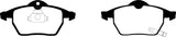 EBC 99-02 Saab 9-3 2.0 Turbo Greenstuff Front Brake Pads