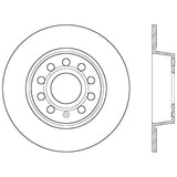 Stoptech 10-13 VW Golf/GTI/Jetta w/ 272mm Rear Disc Rear Premium High Carbon Cryo Brake Rotor