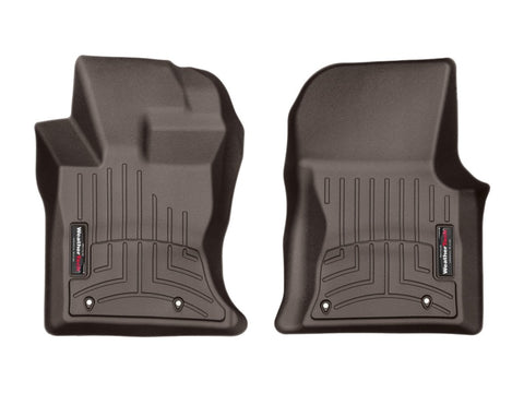WeatherTech 2017+ Jaguar F-Pace Front FloorLiner - Cocoa
