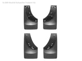 WeatherTech 01-06 Chevrolet Silverado No Drill Mudflaps - Black
