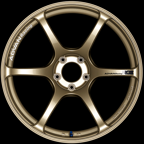 Advan RGIII 18x9.0 +45 5-114.3 Racing Gold Metallic Wheel