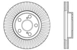 StopTech Sport Cross Drilled Brake Rotor - Front Left