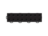WeatherTech TechFloor - 2in X 12in Border(w/ Tabs) - Black **Order in Qtys of 10