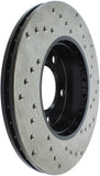 StopTech 96-02 BMW Z3 / 03-01/06 Z4 / 11/91-98 318i/iS / 04/98-00 318Ti Drilled Right Front Rotor