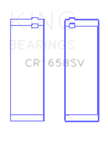 King Engine Bearings BMW N47 D20 A/N47S D20 D Sputter Replacement Connecting Rod Bearing Set