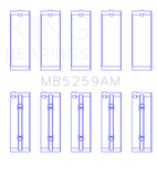 King Engine Bearings Acura B18A1/B1/C1/C5 K20A/K24A Main Bearing Set - Size STD