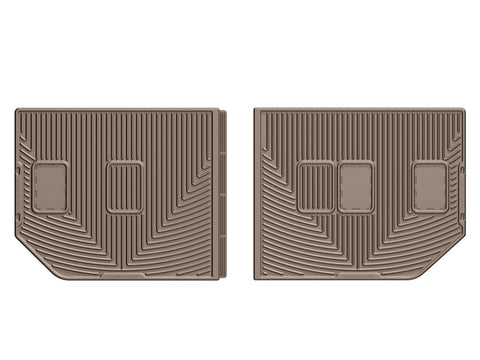WeatherTech 07-10 Chevrolet Suburban Rear Rubber Mats - Tan