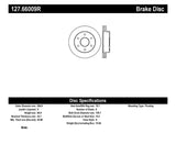 StopTech 92-00 GMC Suburban 1500 4WD (6 lug) Front Right Slotted & Drilled Rotor