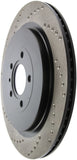 StopTech Premium High Carbon 13-14 Ford Mustang/Shelby GT500 Right Rear Disc Drilled Brake Rotor