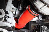 PERRIN 22-24 Subaru WRX / 20-25 LGT & OBXT Turbo Inlet Hose w/Turbo Adapter Flange (Long) - Red