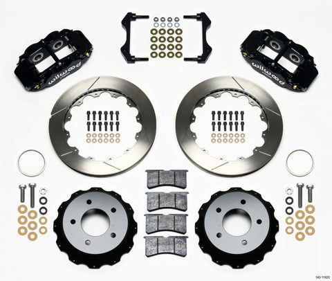 Wilwood Narrow Superlite 4R Rear Kit 12.88in 84-87 Corvette C4