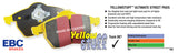 EBC 90-00 Aston Martin Vantage 5.3 (Twin Supercharged)(AP) Yellowstuff Front Brake Pads
