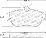 StopTech Street Select Brake Pads - Front/Rear