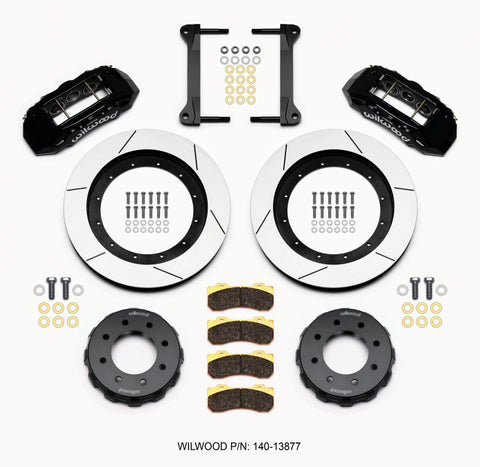 Wilwood TX6R Front Kit 16.00in Black 1999-2010 GM H2 Truck/SUV 2500
