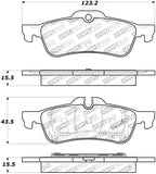 StopTech Performance 02-06 Mini Rear Brake Pads