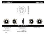 StopTech 07-14 Ford Mustang Cryo-Stop Front Premium Rotor
