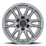 ICON Vector 6 17x8.5 6x5.5 25mm Offset 5.75in BS 95.1mm Bore Titanium Wheel