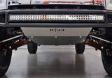 N-Fab M-RDS Front Bumper 16-17 Chevy 1500 - Tex. Black w/Silver Skid Plate