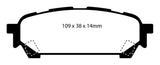 EBC 03-05 Subaru Impreza 2.0 Turbo WRX Bluestuff Rear Brake Pads