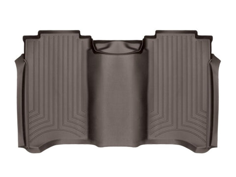 WeatherTech 2017+ Nissan Titan / Titan XD Rear FloorLiner - Cocoa (Crew Cab; Fits Both Vinyl/Carpet)