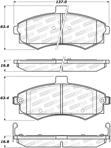 StopTech Street Brake Pads