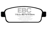 EBC 13+ Buick Encore 1.4 Turbo Redstuff Rear Brake Pads