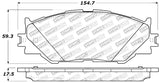 StopTech Performance 06-10 Lexus IS250 Front Brake Pads