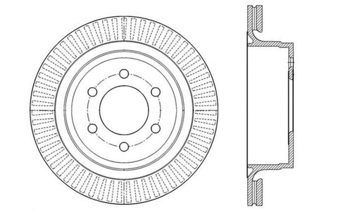 StopTech Drilled Sport Brake Rotor