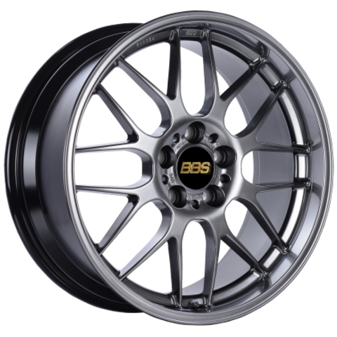 BBS RG-R 19x8 5x114.3 ET42 Diamond Black Wheel -82mm PFS/Clip Required