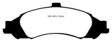 EBC 03-04 Pontiac GTO 5.7 (Solid Rear Rotors) Yellowstuff Front Brake Pads