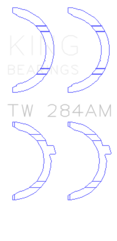 King Engine Bearings Toyota/Lexus 2JZGE/2JZGTE 3.0L Thrust Washer Set