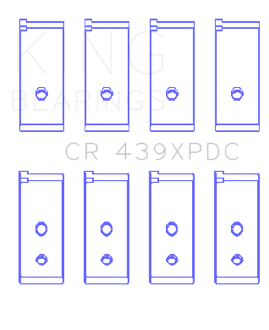 King Engine Bearings Honda B18A1/B18B1 pMaxKote Performance Rod Bearing Set