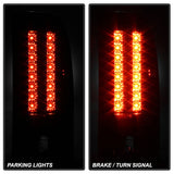 Spyder Chevy Silverado 07-13 LED Tail Lights Blk ALT-YD-CS07-LED-BK
