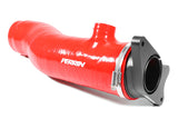 PERRIN 22-24 Subaru WRX / 20-25 LGT & OBXT Turbo Inlet Hose w/Turbo Adapter Flange (Long) - Red