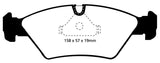 EBC 87-91 BMW M3 2.3 (E30) Yellowstuff Front Brake Pads