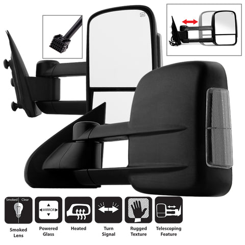xTune Dodge Ram 02-09 L&R Manual Extendable Manual Adjust Mirror MIR-DRAM02-MA-SET