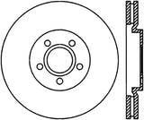 StopTech 03-09 Chrysler PT Cruiser Tur / 03-05 Dodge Neon SRT-4 Front Left Slotted & Drilled Rotor