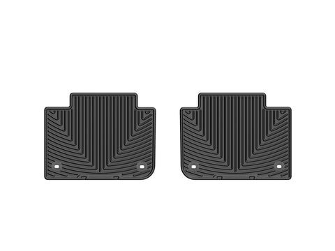 WeatherTech 13+ Lexus GS Rear Rubber Mats - Black