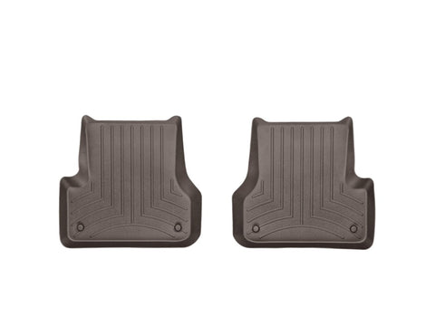 WeatherTech 2012+ Audi A6 Rear FloorLiner - Cocoa