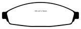 EBC 03+ Ford Crown Victoria 4.6 Redstuff Front Brake Pads
