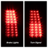 xTune Chevy Silverado 1500/2500/3500 99-02 LED Tail Lights Red Clear ALT-ON-CS99-LED-RC