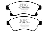 EBC 11+ Chevrolet Cruze 1.4 Turbo (10.9 inch front rotor) Yellowstuff Front Brake Pads
