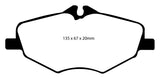 EBC 06-09 Mercedes-Benz E320 3.0 TD Yellowstuff Front Brake Pads