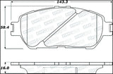 StopTech Street Select Brake Pads - Front