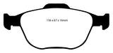 EBC 02-04 Ford Focus 2.0 SVT Redstuff Front Brake Pads