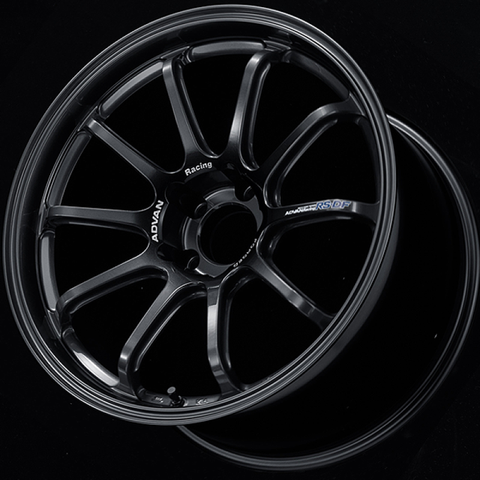 Advan RS-DF Progressive 19x8.5 +37 5-114.3 Racing Titanium Black Wheel