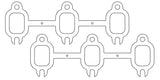 Cometic Dodge Cummins 5.9L 12v .040in MLS 3 Port Exhaust Gaskets