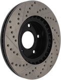 StopTech 1/02-05 Infiniti G35 (alloy disc) / 6/02-05 Nissan 350Z Slotted & Drilled Right Front Rotor