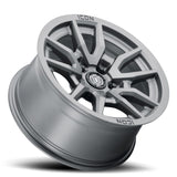 ICON Vector 5 17x8.5 5x5 -6mm Offset 4.5in BS 71.5mm Bore Titanium Wheel